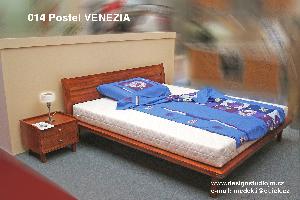 VENEZIA - Luxusní designová postel masiv třešeń